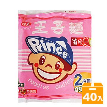 《味王》王子滷味寬麵(40包/箱)