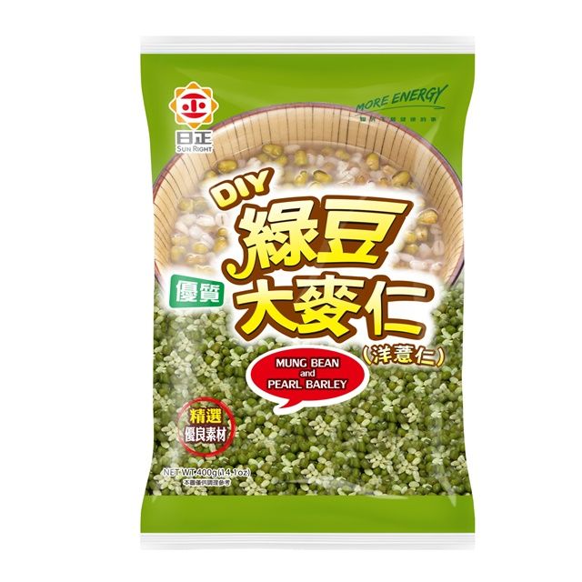 日正 【食品】綠豆大麥仁400g