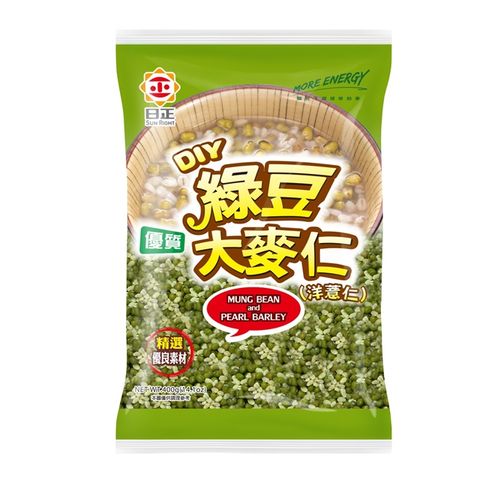 【日正食品】綠豆大麥仁400g