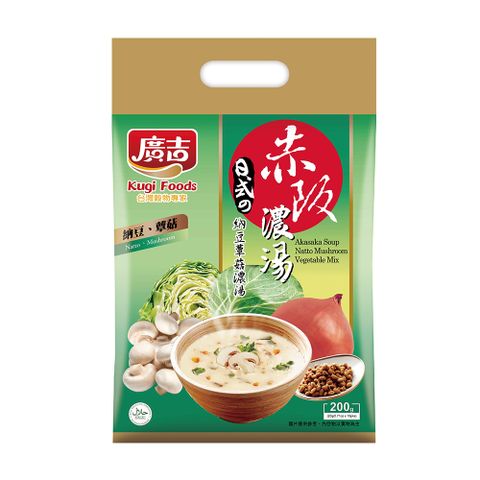 廣吉赤阪濃湯-納豆蕈菇口味 (10包/袋)