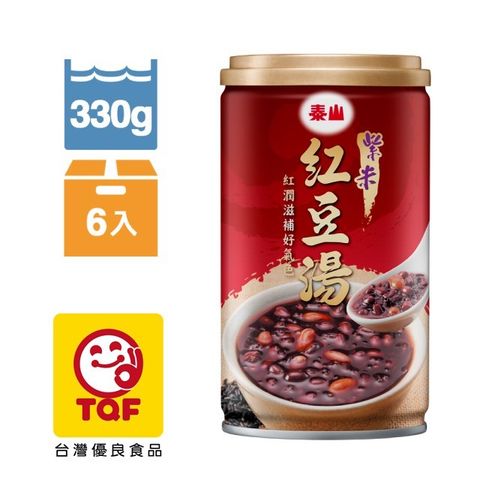 【泰山】紫米紅豆湯 330g (6入組)