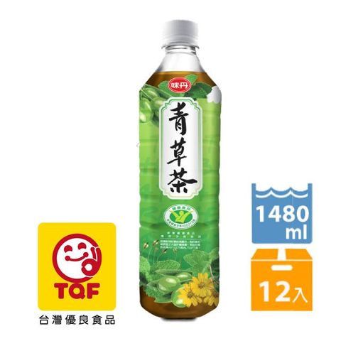 《味丹》青草茶1480ml (12瓶/箱)