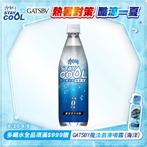 味丹多喝水 味丹 多喝水STAY COOL酷涼礦物質強氣泡水560ml (24入/箱)