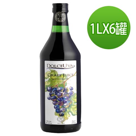【朶雀】義大利紅葡萄汁(1L×6罐)(送禮首選/年節禮盒)