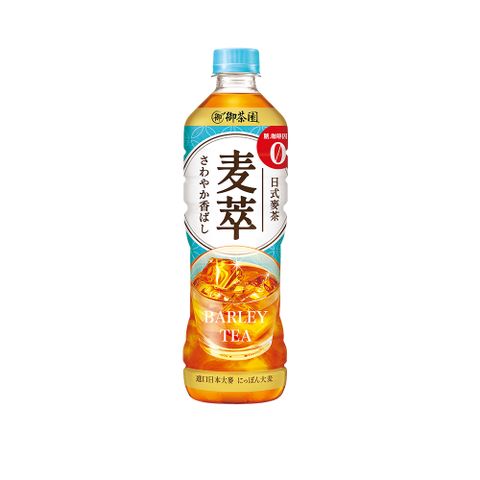 御茶園 麥萃無糖麥茶590ml(24入X2箱)