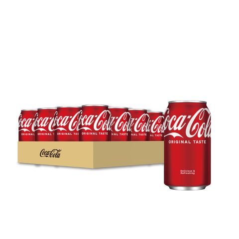 可口可樂 【Coca-Cola 】易開罐330ml (24入X2箱)