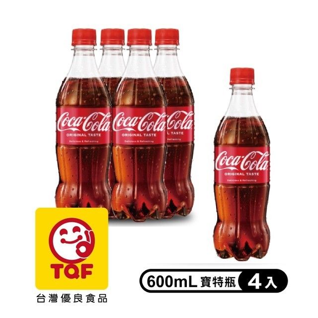 可口可樂600ml(4入) - PChome 24h購物