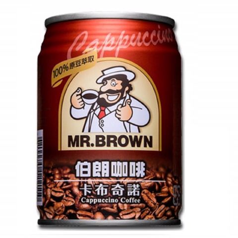 《金車》伯朗卡布奇諾240ml(6罐/組)