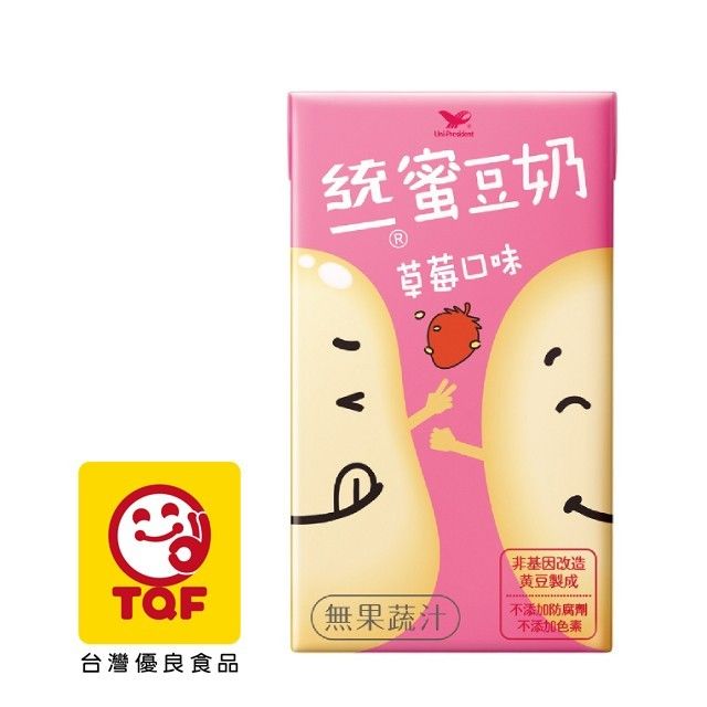 統一 蜜豆奶-草莓口味250ml(24入/箱)