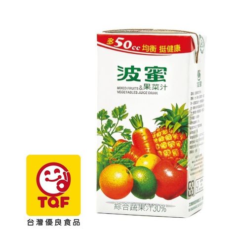 《波蜜》果菜汁300ml(24入/箱)