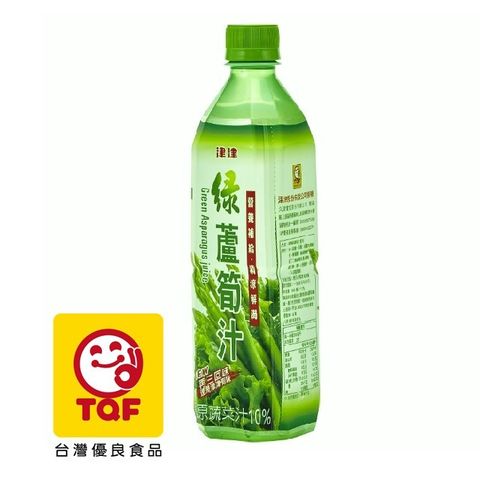【津津】綠蘆筍汁飲料600ml(4入/組)