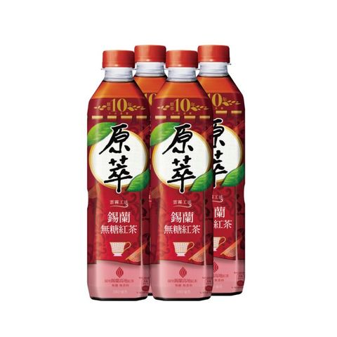 原萃 錫蘭無糖紅茶580ml(4入/組)