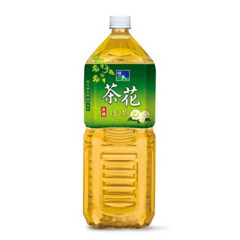 悅氏 茶花綠茶-無糖2L(8瓶/箱)