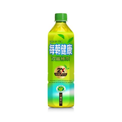 每朝健康 雙纖綠茶650ml (4入/組)