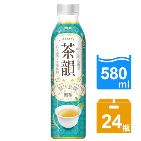 金車 茶韻-雲沐烏龍580ml-24罐/箱