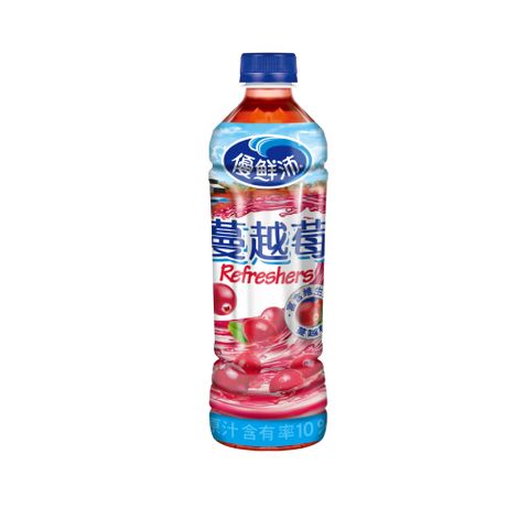 《優鮮沛》蔓越莓綜合果汁(500ml/4瓶)