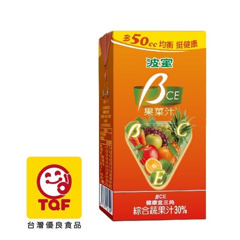 《波蜜》果菜汁βCE 300ml(24入/組)