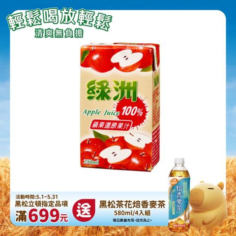 HeySong 黑松 綠洲100%蘋果綜合還原果汁250ml (24入/箱)