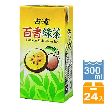 古道 百香綠茶 300ml(24入/箱)