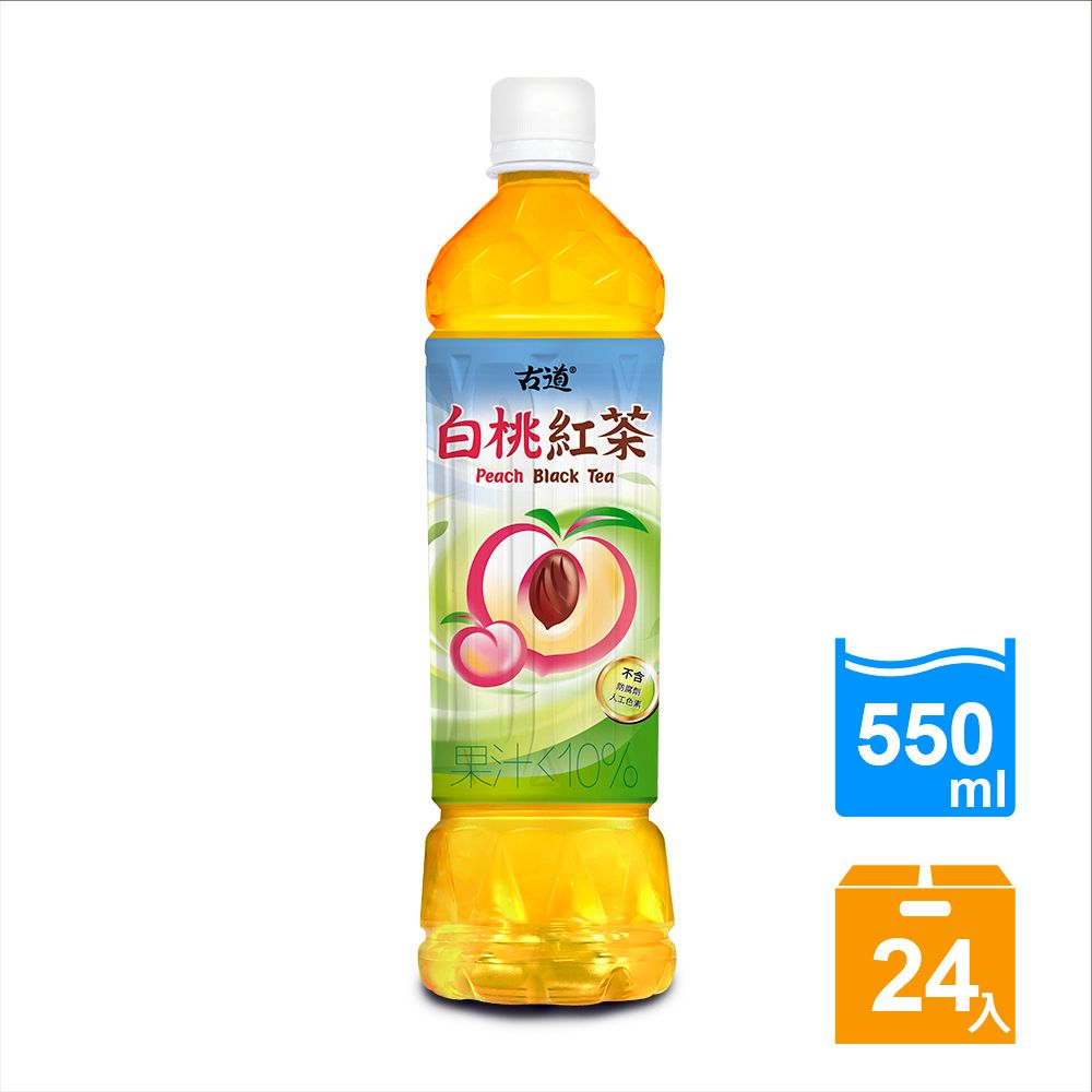 古道 白桃紅茶550ml*24瓶