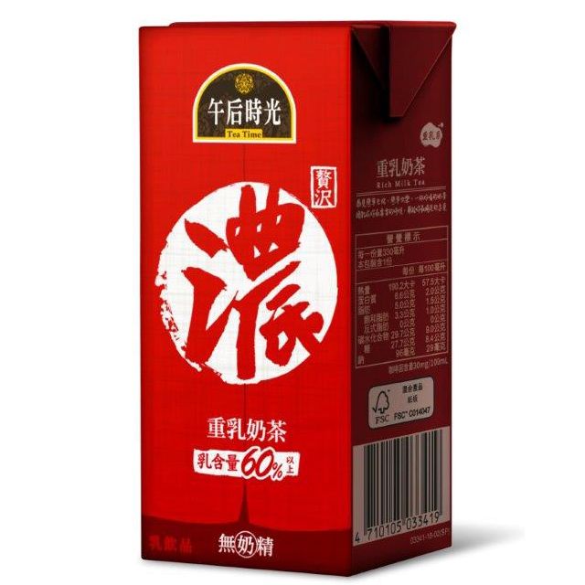 光泉 午后時光 重乳奶茶(濃) 330ml(24入X2箱)