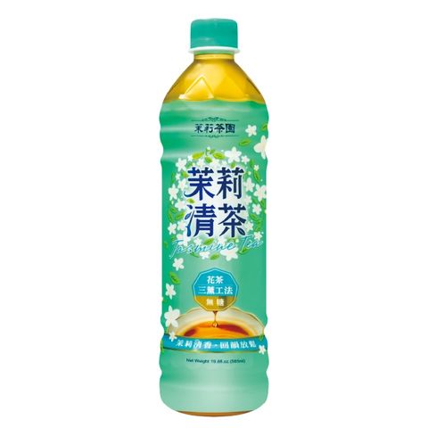 光泉 茉莉茶園-茉莉清茶(無糖)585ml(24入/箱)