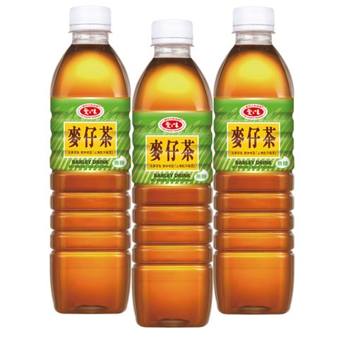 愛之味 麥仔茶590ml(無糖)(4入)