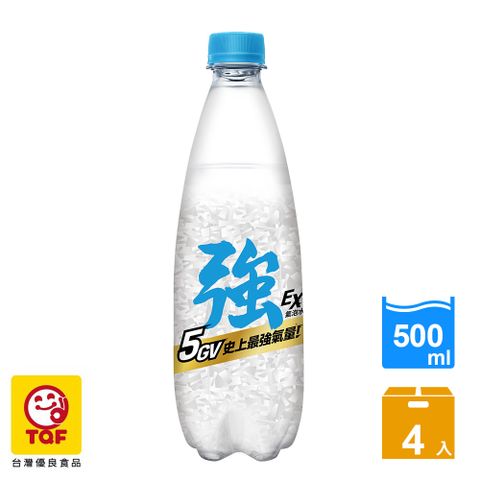 TAISUN 泰山 強氣泡水 (500ml*4入/組)