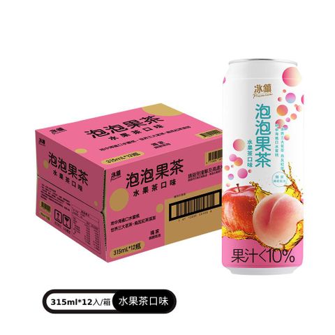 冰鎮水果泡泡果茶315ml(12入/箱)