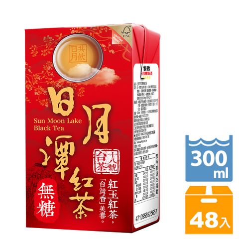 NuLife生活 日月潭無糖紅茶(300mlx24入)x2箱