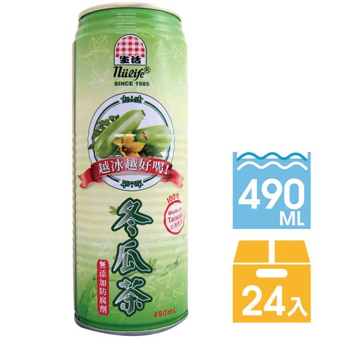 生活 冬瓜茶490ml(24入/箱)