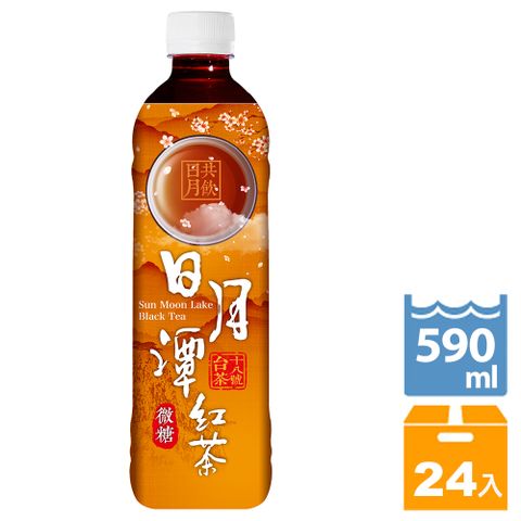 台茶18號生活 日月潭微糖紅茶590ml(24入/箱)