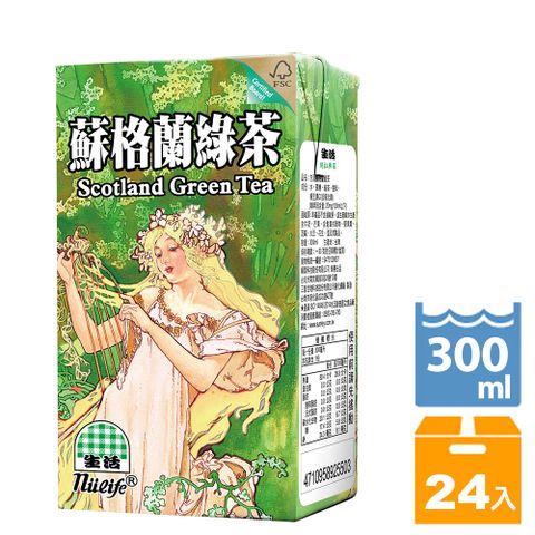 NuLife 生活 蘇格蘭綠茶(300mlx24入)