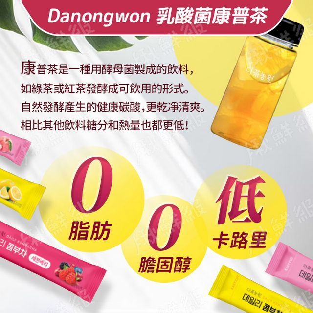  【韓國 Danongwon】蘋果 乳酸菌康普茶 5g 20包/盒  送330ml隨手瓶