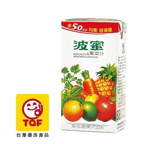 《波蜜》果菜汁300ml(6入/組)