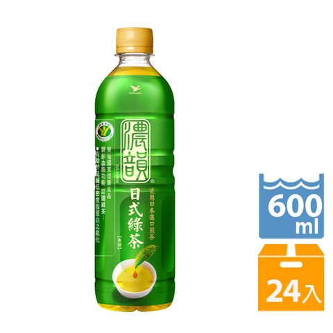 濃韻日式綠茶600ml(24入/箱)