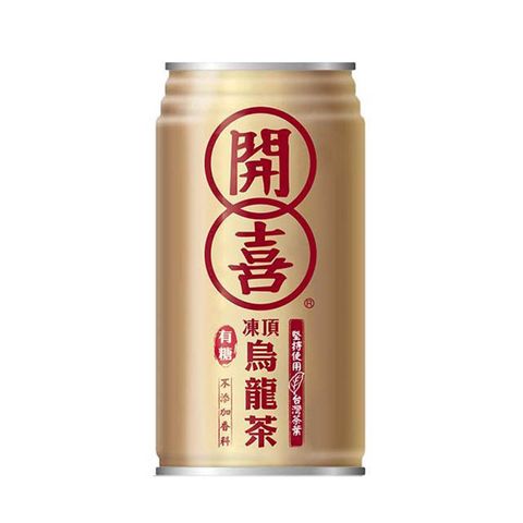 開喜-凍頂烏龍茶易開罐-無糖(318ml x 24入) 兩箱