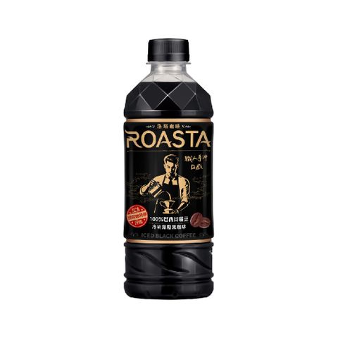 ROASTA 洛塔咖啡 冷研無糖黑咖啡455ml(4入/組)