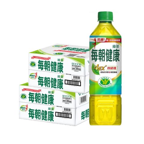 每朝健康綠茶650ml(24入x2箱) 