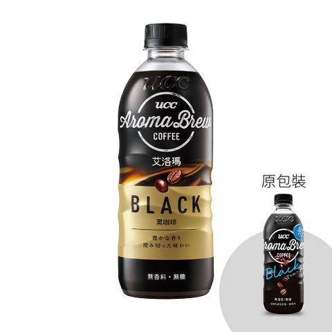 UCC AROMA BREW 艾洛瑪黑咖啡500mlx24入