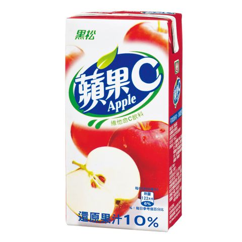 黑松蘋果C 蘋果果汁飲料300ml (24入/箱)