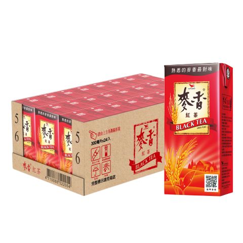 《統一》麥香紅茶 300ml(24入/箱)x3箱