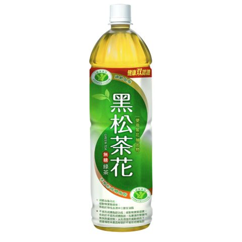 黑松茶花綠茶 1230ml (12入/箱)