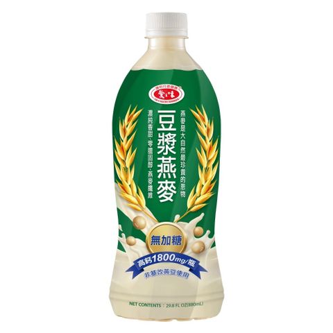 【愛之味】高鈣豆漿燕麥(880ml*12入/箱)