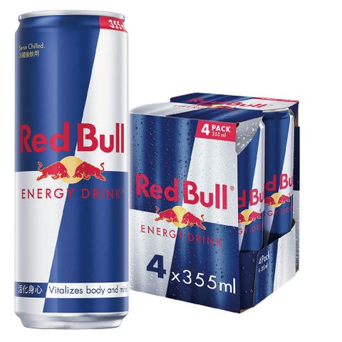 【Red Bull 紅牛】能量飲料 355ml (4入/組)