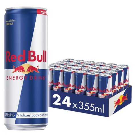 Red bull給你一對翅膀【Red Bull 紅牛】能量飲料 355ml (24罐/箱)