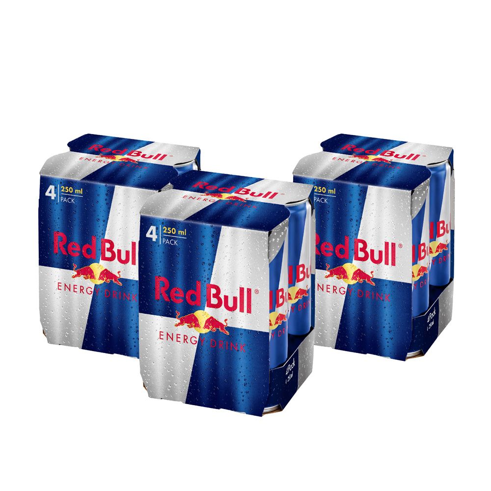 Red Bull 【 紅牛】原味能量飲料 250ml (4入X3組)