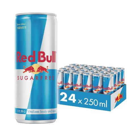 【Red Bull 紅牛】無糖能量飲料 250ml (24罐/箱)+(4罐/組)