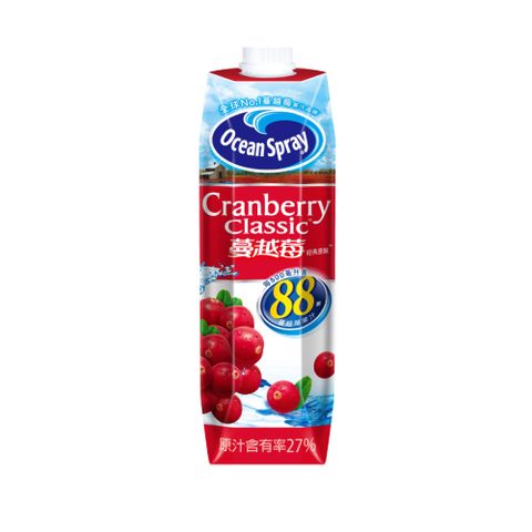 【優鮮沛】蔓越莓綜合果汁-經典原味1000ml