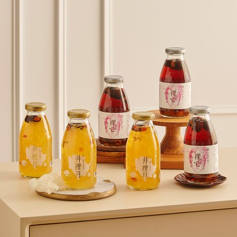 【谷溜谷溜官方直營】營養滋補(白木耳飲+桂圓紅棗)295ml*6瓶(無禮盒)  (送禮首選)